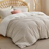 Bedsure Cotton Duvet Cover King Size - Waffle Weave Boho
