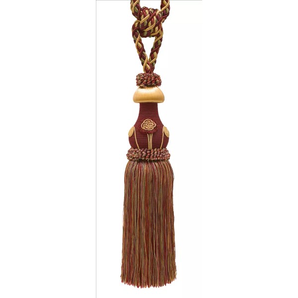 DÉCOPRO Tassel Tieback, Color# 5716 - Autumn Leaves Red [Sold