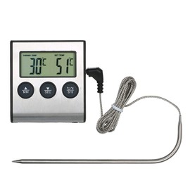 Digital Thermometer LCD Digital Cooking Food Thermometer Cooking Meat Thermometer for Smoker Kitchen Oven BBQ