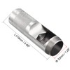 sourcing map Round Steel Leather Craft Hollow Hole Punch 32mm