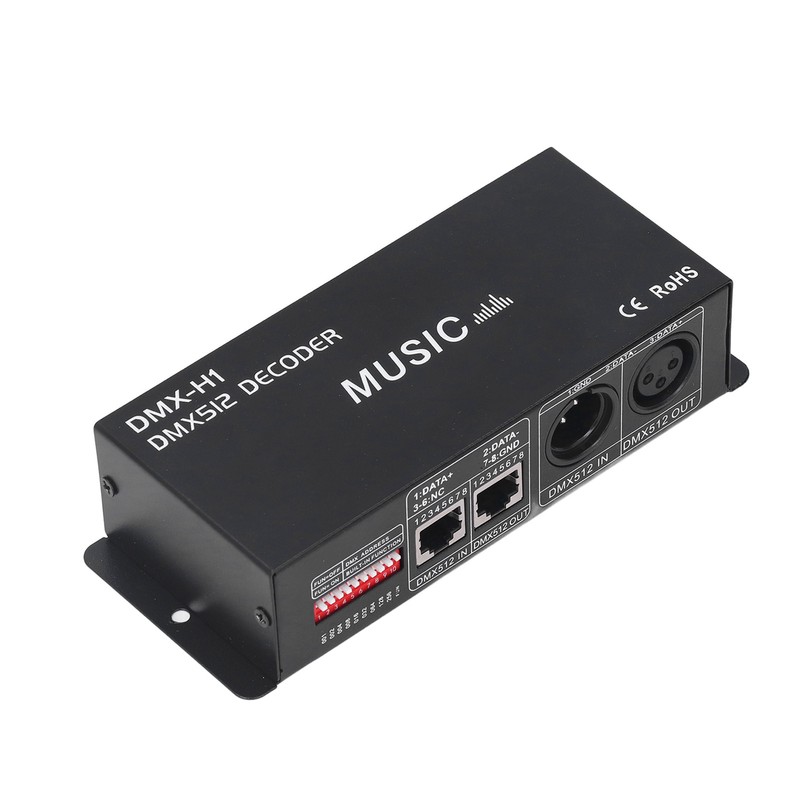 4 Channel DMX 512 Decorder Adjustable RGB Dimming LED Decorder