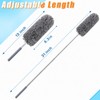 1 Pcs Microfiber Feather Dusters for Cleaning, Gray