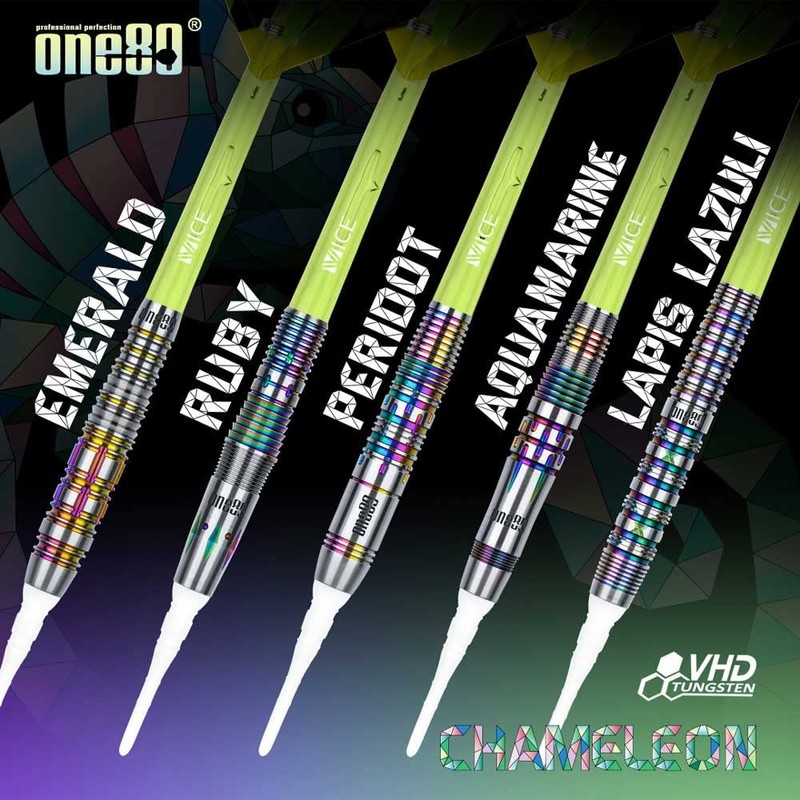 One80 Oneeighty CHAMELEON AQUAMARINE 2BA Darts Barrel Darts Set