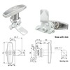 T Handle Door Lock 2PCS Truck Cap Locking Latch with
