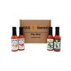 Hot Sauce Lover’s Gift Box, 4 Bottles Varying Heat Levels,