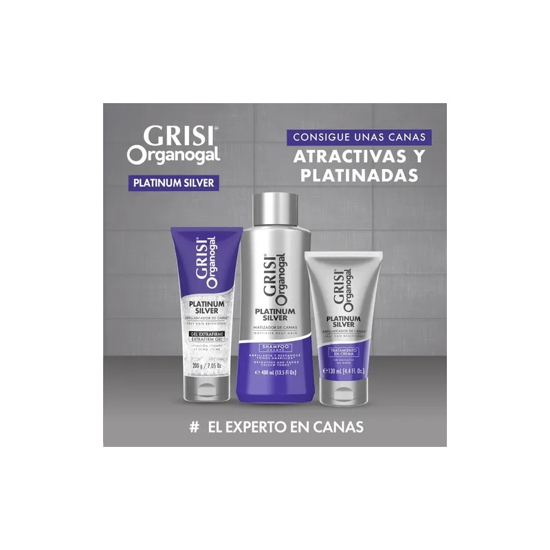 Organogal Grisi Tratamiento Silver Canas Platinadas 130 Ml