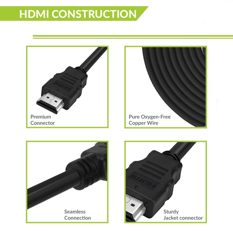 High Speed HDMI ARC Cable with Ethernet for Soundbar to