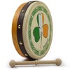 Waltons 8" Shamrock Tricolour Design Bodhran