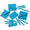 hand2mind Blue Plastic Base Ten Blocks Rods Set, Place Value