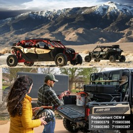 Brake Pads for Can-Am Maverick X3 & X3 Max 4x4 XRS DPS Maverick Sport Trail 800 1000 2017-2025,4 Sets Front & Rear Brake Pads for Can-Am Maverick Turbo Traxter T HD5 HD8 10 Can-Am SxS Defender