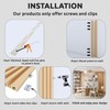 WPC Slat Wall Paneling, Modern Accent 3D Wall Panels, 8-Piece