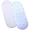 BabyPrem 2 Fitted Cotton Moses Basket Sheets (73-76 x 28-30cm)