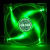 Akasa 120mm Quiet Bright Green Fan | Green LED Case