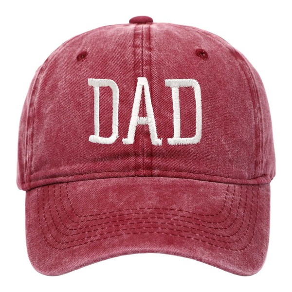 Dad 2025 Promoted to Daddy Established Hüte für Männer Gewaschene