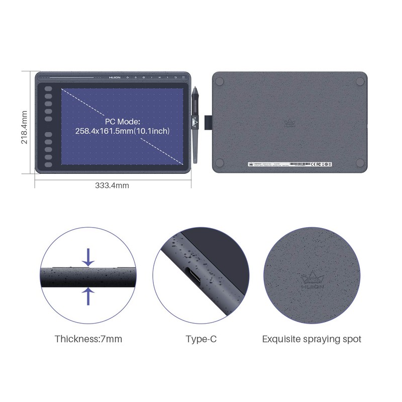 HUION HS611 Graphics Drawing Tablet Android Support Digital Art Tablet