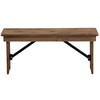 Flash Furniture Hercules Series 40" x 12" Commercial Grade Rustic