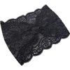 Oyabridal 7.2'' Wide Thin Black Lace Elastic Headbands for Women