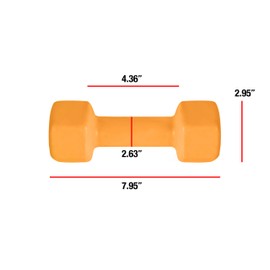 CAP Barbell Vinyl Coated Dumbbell, 6 lb Single
