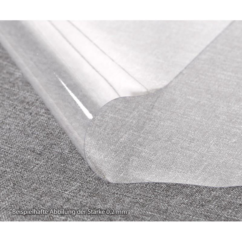 Transparente Tischdecke Transparent Film, Round, Oval, Square, Thickness 0.30 mm,