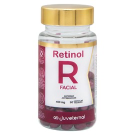JUVETERNAL Cpsulas Faciales de Retinol 90 cpsulas Twist-Off Antimanchas, Antiedad y Rejuvenecimiento de la Piel                                       