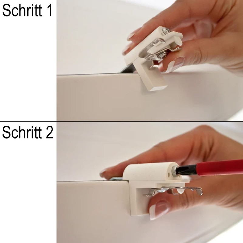 Victoria M. Klemmfix Clamping Bracket for Aluminium Venetian Blinds -