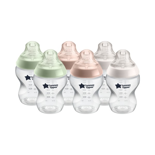 Tommee Tippee Closer to Nature Baby Bottles, Slow-Flow Breast-Like Teat