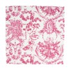 Caspari Romantic Toile Rose Cocktail Napkins - 20 Per Package