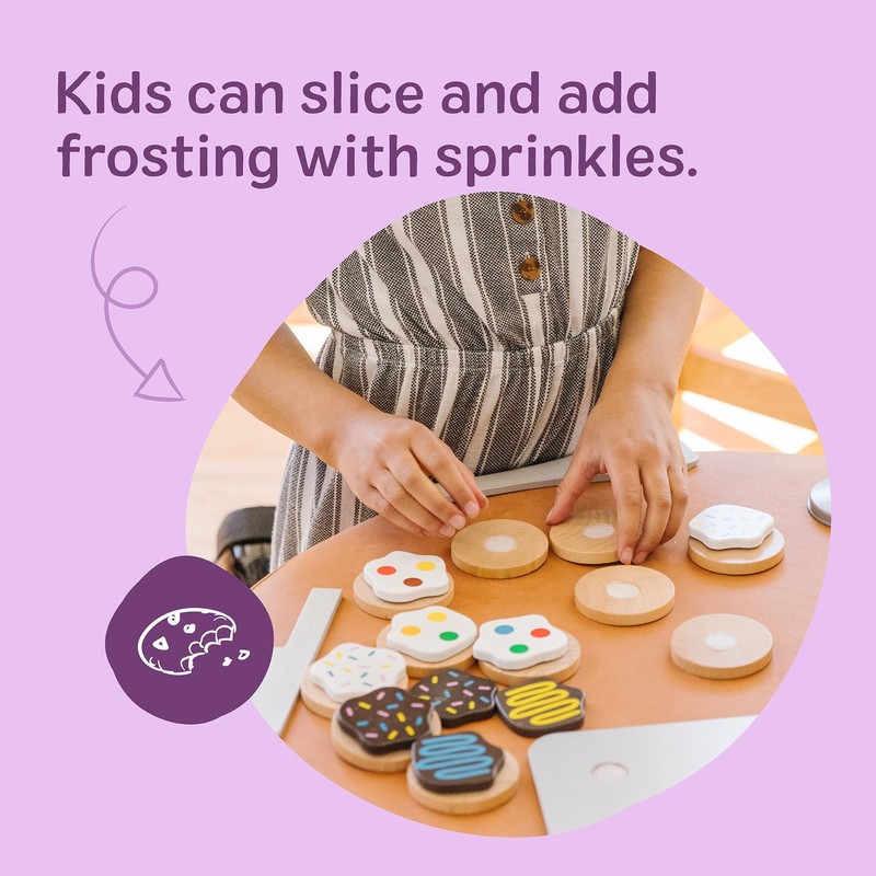 Melissa & Doug Slice & Bake Cookie Set with Wooden
