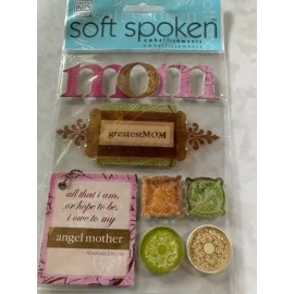 SOFT SPOKEN ME & MY BIG IDEAS 3D STICKERS HAPPY BIRTHDAY RENEE- MOM