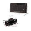 Motorcycle Water Temperature Gauge Ultra Thin LCD Display ABS Housing
