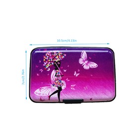 RFID Blocking Card Case Wallet, ZZLife 6 Slots Aluminum Portable Travel Identity ID/Credit Card Safe Protection Card Holder Hard Case for Men and Women-04