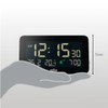 Braun Digital Alarm Clock with Date, Month and Temperature Displayed,