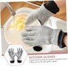 FOMIYES Reusable Dishwashing Gloves for Kitchen Cleaning Heat Resistant Durable