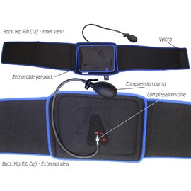 MEDiBrace Ice Cold Compression Injury Cuffs for Sports Professionals (Back)