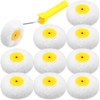 Leumoi 10 Pieces Corner Paint Roller Kit Including Drywall Corner