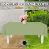 Grandipity Sage Plastic Table Cloth Disposable (6 Pk) 54in x