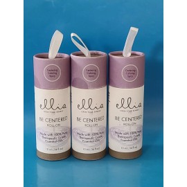 HoMedics ( LOT OF 4 ) Ellia Essential Oil  BE CENTERED  ROLL-ON Blend Homedics 10 mL Each