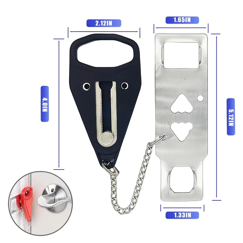 Portable Hotel Door Safety Lock - Travel Essentials for Women