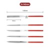 Samcos Diamond File Set, Set of 10, Stainless Steel, Polishing,