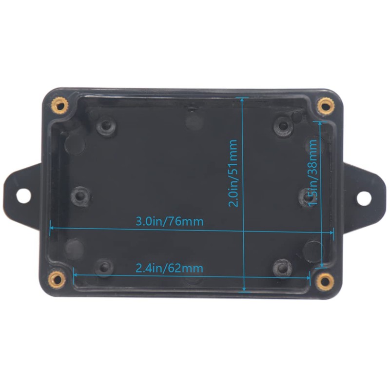 Zulkit - Caja de conexiones de plástico ABS a prueba