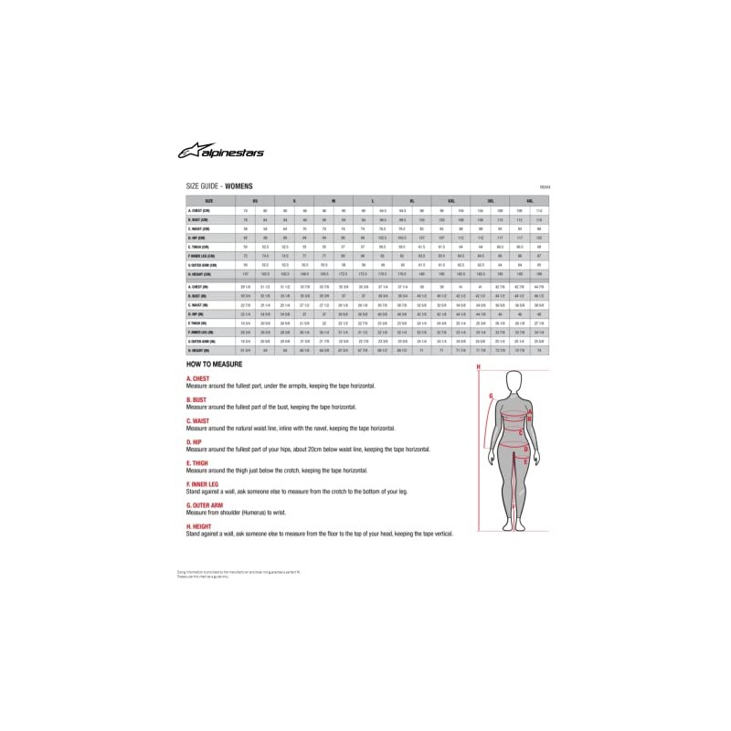Alpinestars Stella Bionic Chest Pads