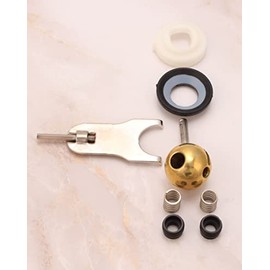 Generic Delta shower faucets, RP77738 Bathroom Repair Kit, Include Ball Cartridge and Wrench Tool - By Plumb USA