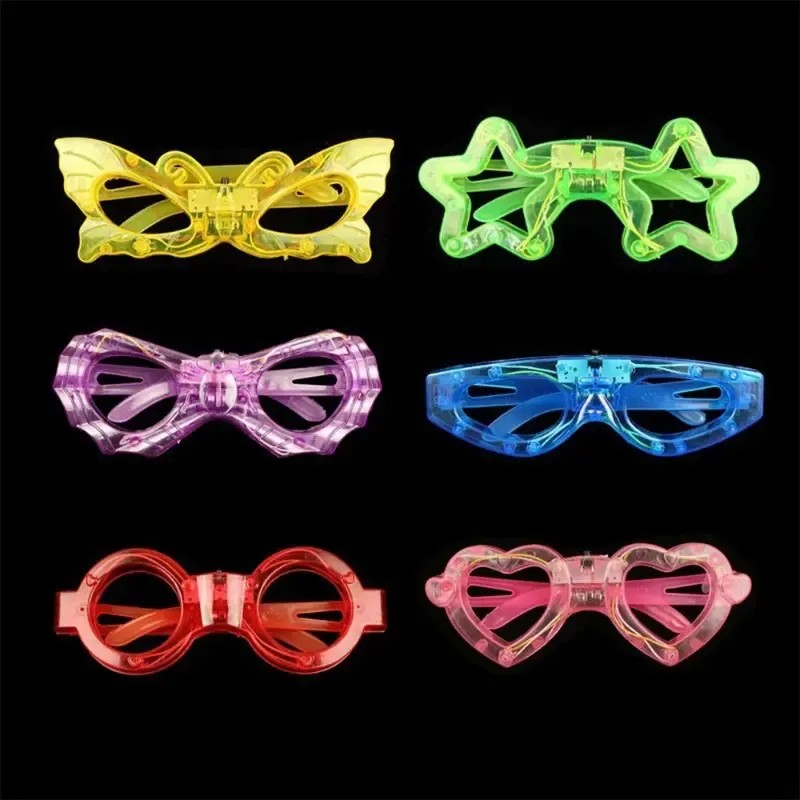 Gafas De Fiesta Luminosas Led Que Brillan En Navidad