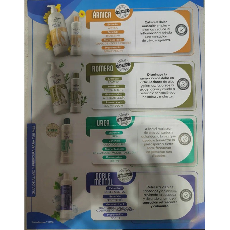 Frescapie Stanhome Jumbo Descanso Para Piernas 930ml