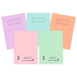 Silvine A5 Notebooks Assorted Pastel Colours (Pack of 10)