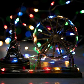 2 Pack 33FT Fairy Lights Battery Operated with Timer and 8 Mode Remote Control, 100 LED Waterproof Firefly String Lights for Bedroom Indoor Outdoor Wedding Dorm Christmas Decor, Multicolor