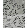 The Coloring Table - Colorable Oceantime Fun Tablecloth - Square