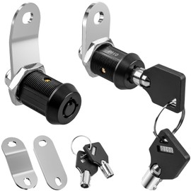 Cabinet Cam Locks, RV Storage Locks with Keyed Alike (7/8"), Suitable for Drawers and Cabinets to Protect Important Items, Zinc Alloy Materials