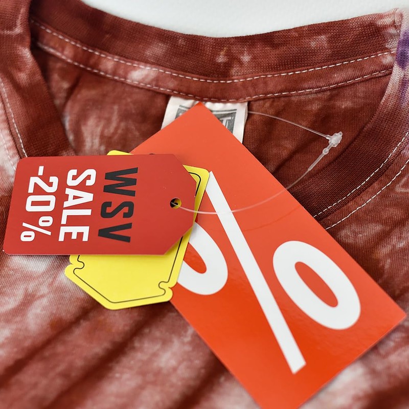 Safety Threads Loop Pins - Transparent, Robust for Labels and