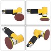 Thomletha Mini Random Orbital Air Sander Set High Speed Air